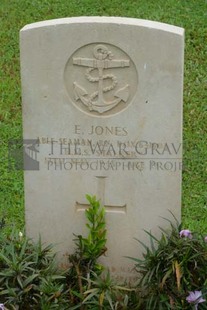 TRINCOMALEE WAR CEMETERY - JONES, ALFRED